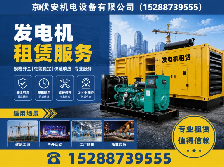 锡林郭勒发电车租赁展示图